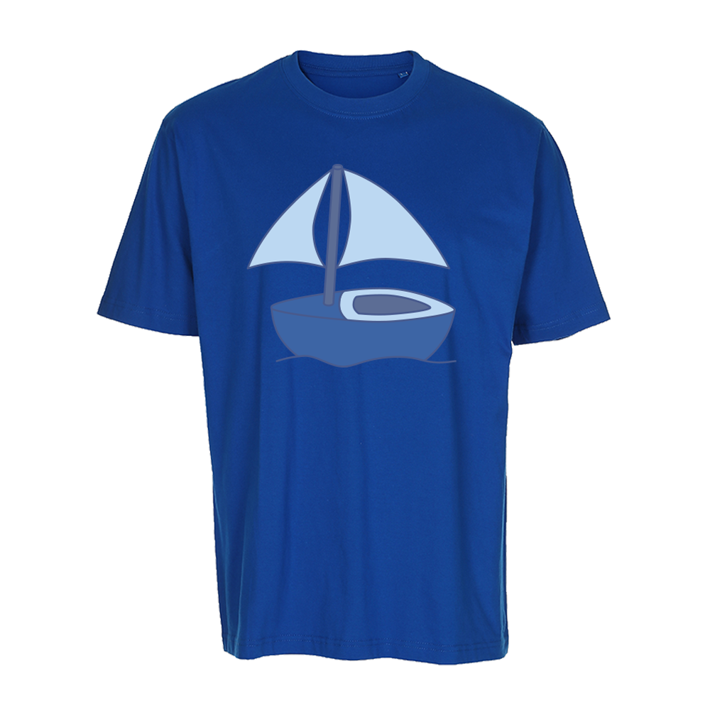 T-shirt voor kinderen van Kaatje&Mup met een zeilboot