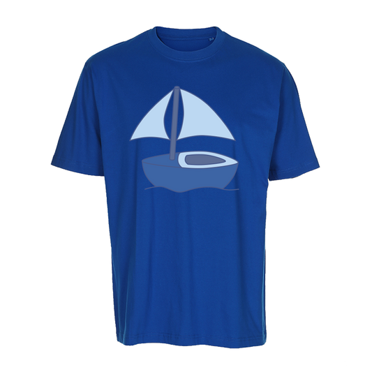 T-shirt voor kinderen van Kaatje&Mup met een zeilboot