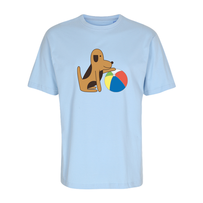 T-shirt voor kinderen van Kaatje&Mup met Mup en een strandbal — foto 5
