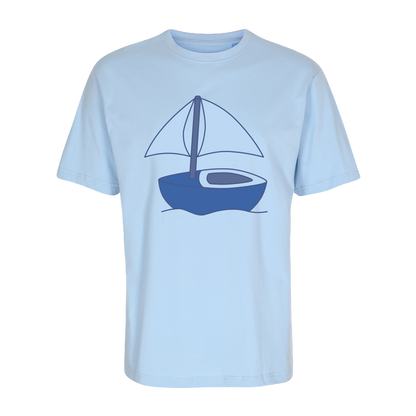 T-shirt voor kinderen van Kaatje&Mup met een zeilboot — foto 3