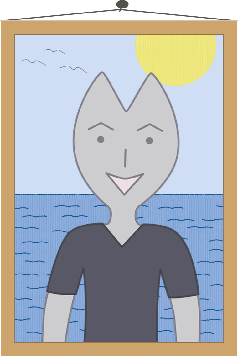 Jeetje in een schilderij